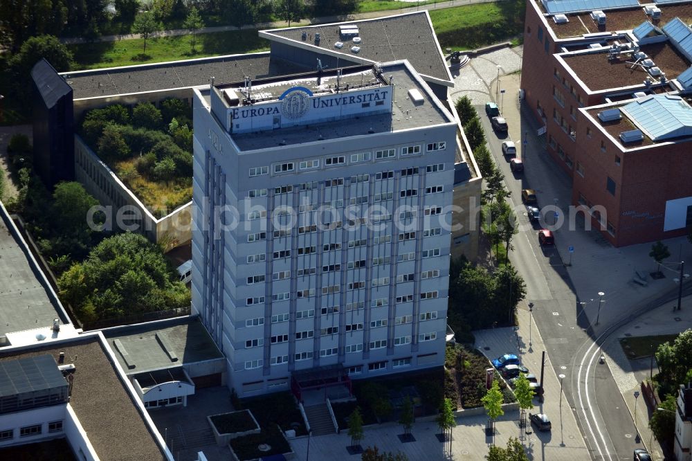 Frankfurt (Oder) from the bird's eye view: View of student living complex of the Viadrina European University Frankfurt (Oder) in Brandenburg