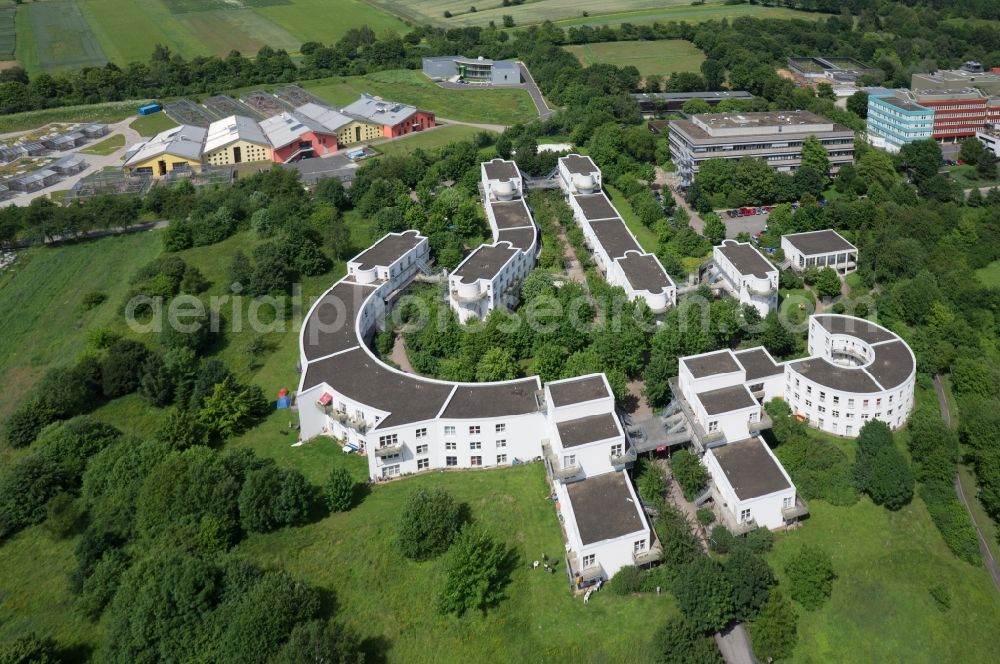 Aerial photograph Göttingen - Dorm of the University of Goettingen in Lower Saxony. The residence of the Georg-August-Universität Goettingen