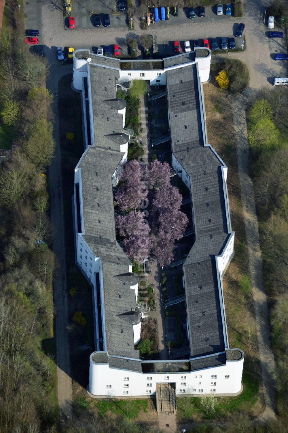 Göttingen from above - Student residential home in Göttingen in Lower Saxony