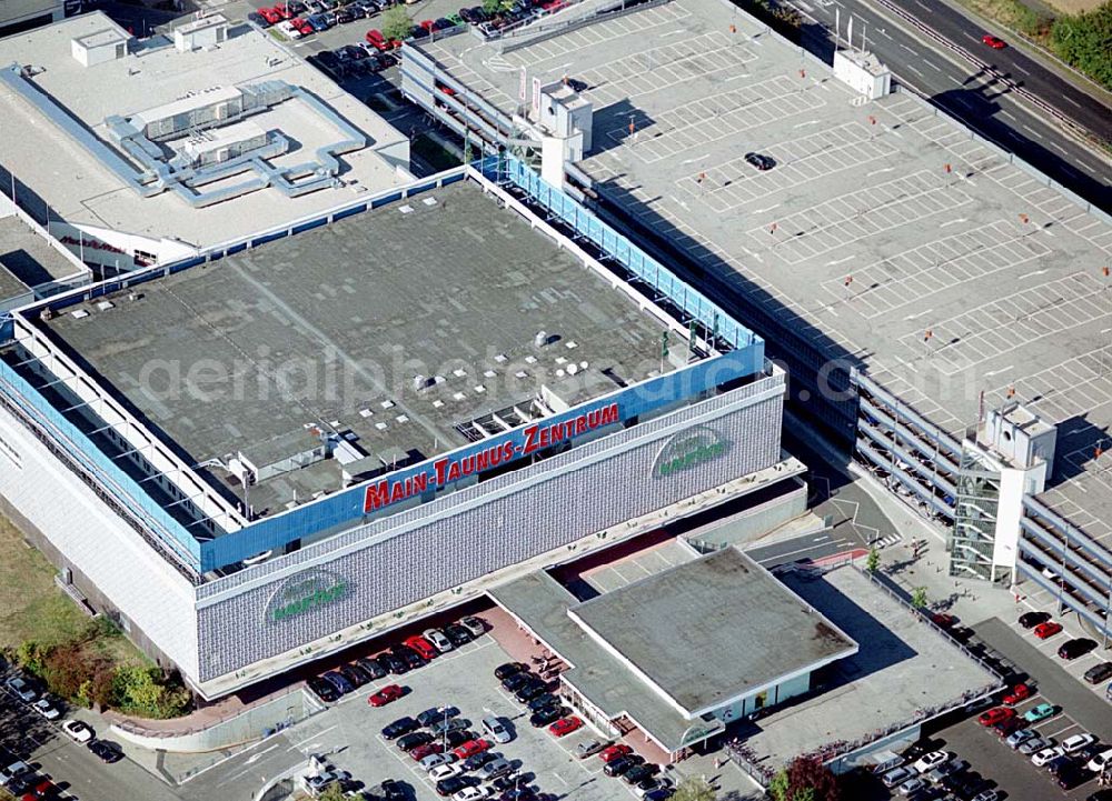 Aerial image Sulzbach / Hessen - Sulzbach / Hessen Main-Taunus-Zentrum der ECE Projektmanagement GmbH in 65843 Sulzbach/ Taunus am Eschborner Dreieck nördlich von Frankfurt/ M. 20.09.03