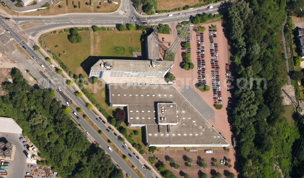 Essen from above - View of the headuarters of the company Sutter Telefonbuchverlag GmbH in Essen in the state North Rhine-Westphalia