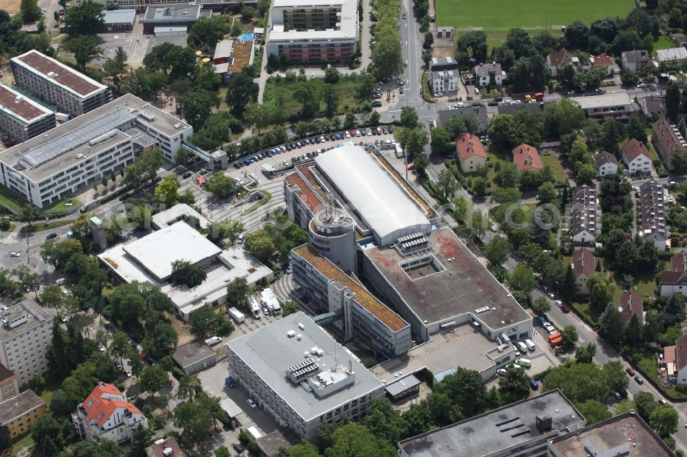 Mainz from the bird's eye view: SWR radio station Mainz, one of three main locations of the SWR in Mainz in Rhineland-Palatinate