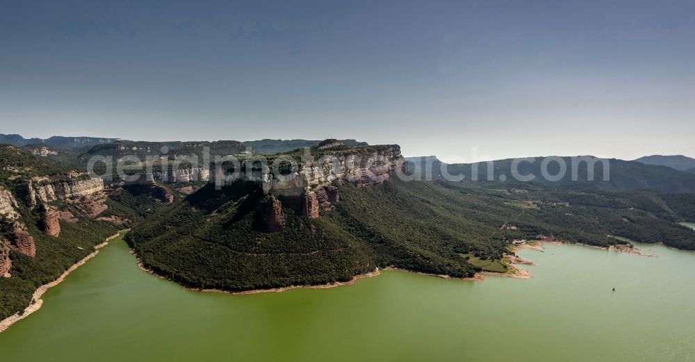 Aerial photograph Tavertet - View of a mesa near Tavertet in the Province of Barcelona in Spain