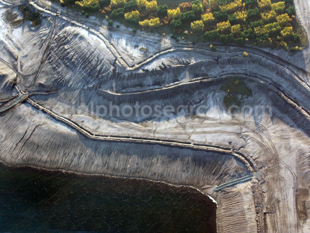 Aerial photograph Lichterfeld - Gefluteter Tagebau .