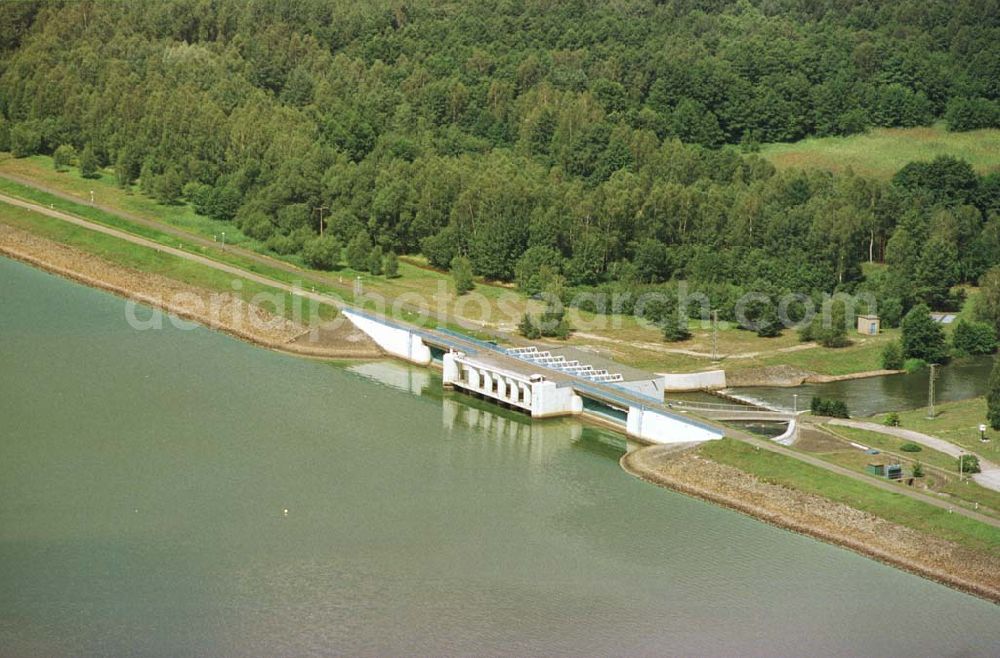 Spremberg from the bird's eye view: Talsperre Spremberg.