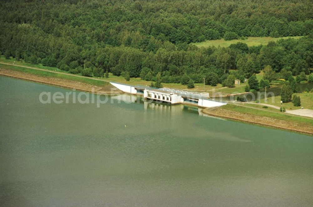 Aerial image Spremberg - Talsperre Spremberg.