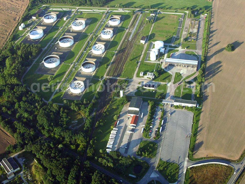 Seefeld (Brandenburg) from above - Blick auf das Tanklager in Seefeld nahe Berlin.