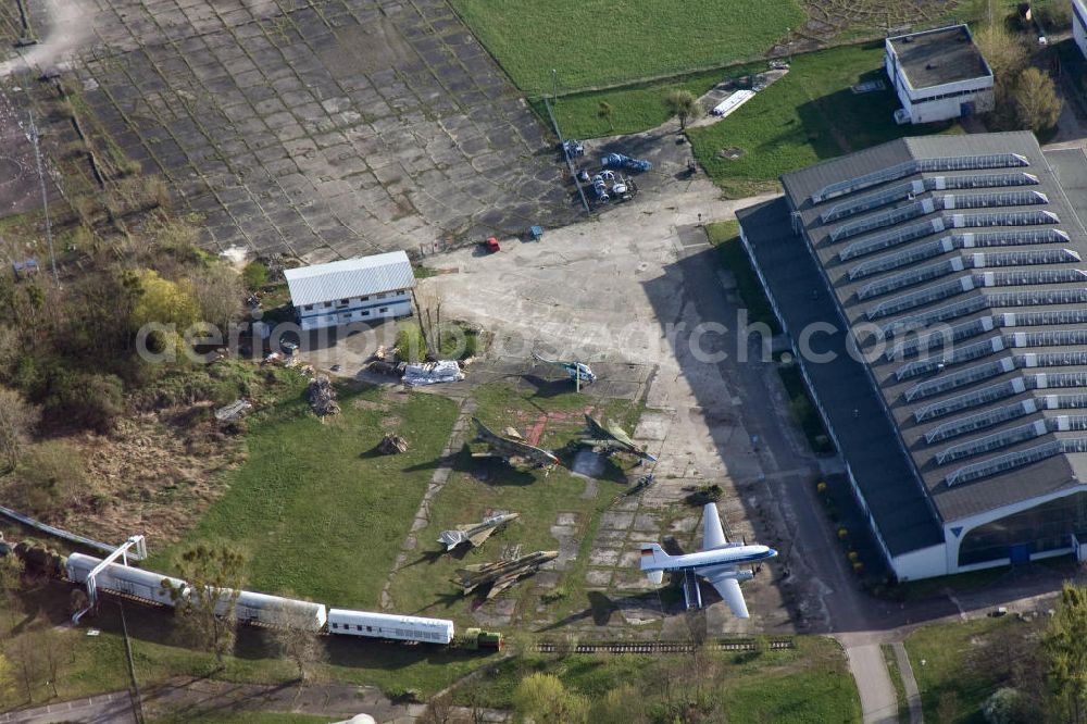 Dessau from the bird's eye view: The site of the Technical Museum Hugo Junkers