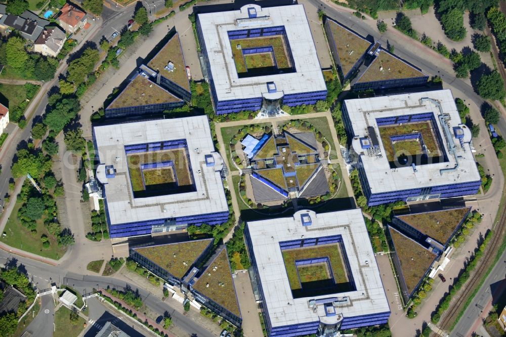 Aerial photograph Hennigsdorf - Grounds of the Blue Wonder Technology Center in Hennigsdorf in Brandenburg. The technology park Hennigsdorf North offers a business park land for commercial, industrial, service and production