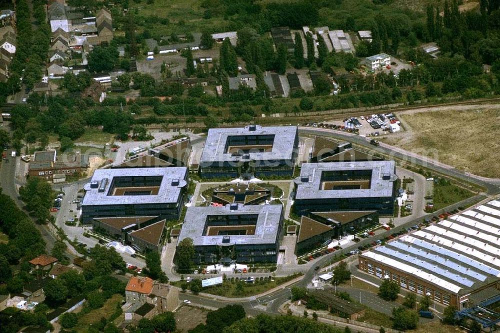 Aerial photograph Hennigsdorf - Technopark Gewerbebau Neuendorfer Straße 23, 16761 Hennigsdorf