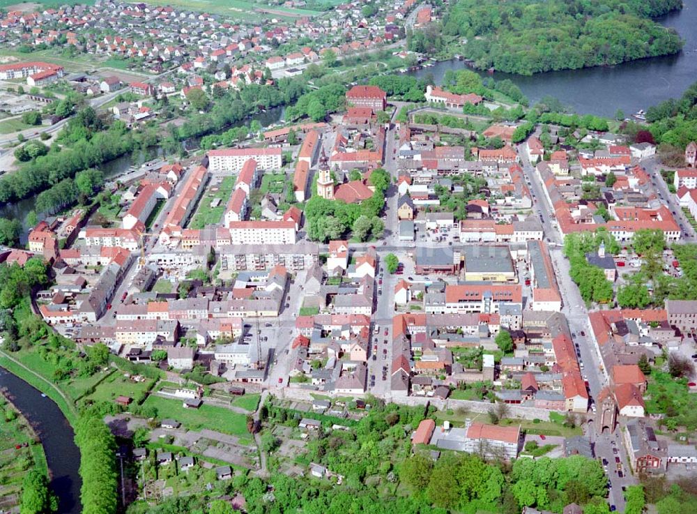 Templin / BRA from above - Templin / Brandenburg.