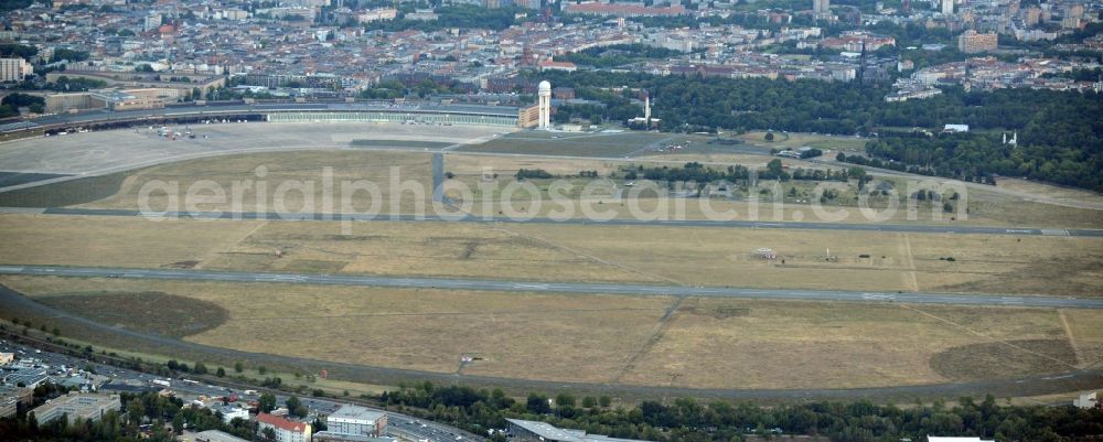 Berlin from above - View of the disused airport Berlin - Tempelhof