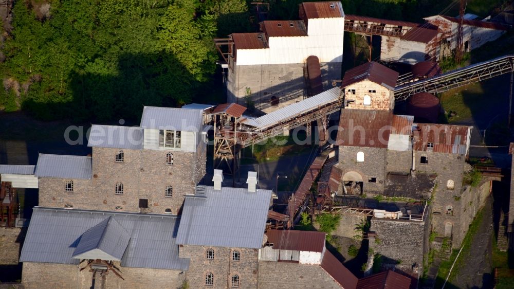 Enspel from the bird's eye view: Tertiary and industrial adventure park Stoeffel in Enspel in the state Rhineland-Palatinate, Germany