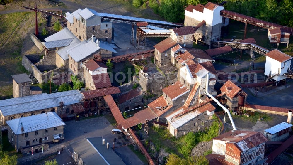 Aerial image Enspel - Tertiary and industrial adventure park Stoeffel in Enspel in the state Rhineland-Palatinate, Germany