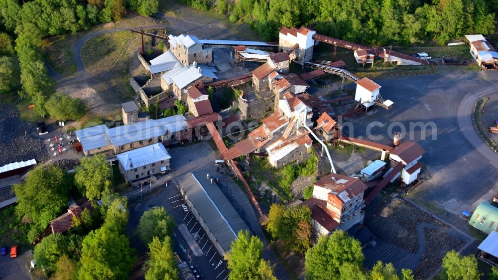 Aerial image Enspel - Tertiary and industrial adventure park Stoeffel in Enspel in the state Rhineland-Palatinate, Germany