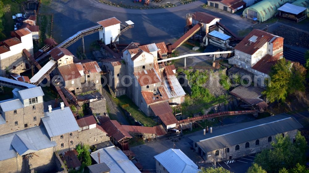 Aerial image Enspel - Tertiary and industrial adventure park Stoeffel in Enspel in the state Rhineland-Palatinate, Germany