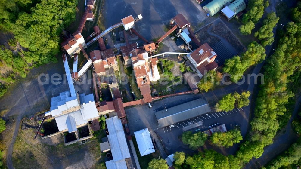 Enspel from the bird's eye view: Tertiary and industrial adventure park Stoeffel in Enspel in the state Rhineland-Palatinate, Germany