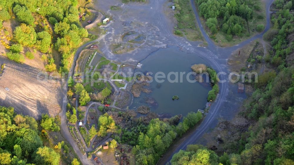 Aerial photograph Enspel - Tertiary and industrial adventure park Stoeffel in Enspel in the state Rhineland-Palatinate, Germany