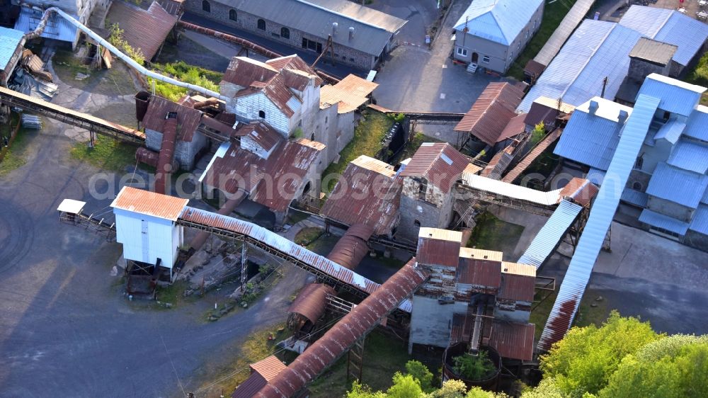 Aerial image Enspel - Tertiary and industrial adventure park Stoeffel in Enspel in the state Rhineland-Palatinate, Germany