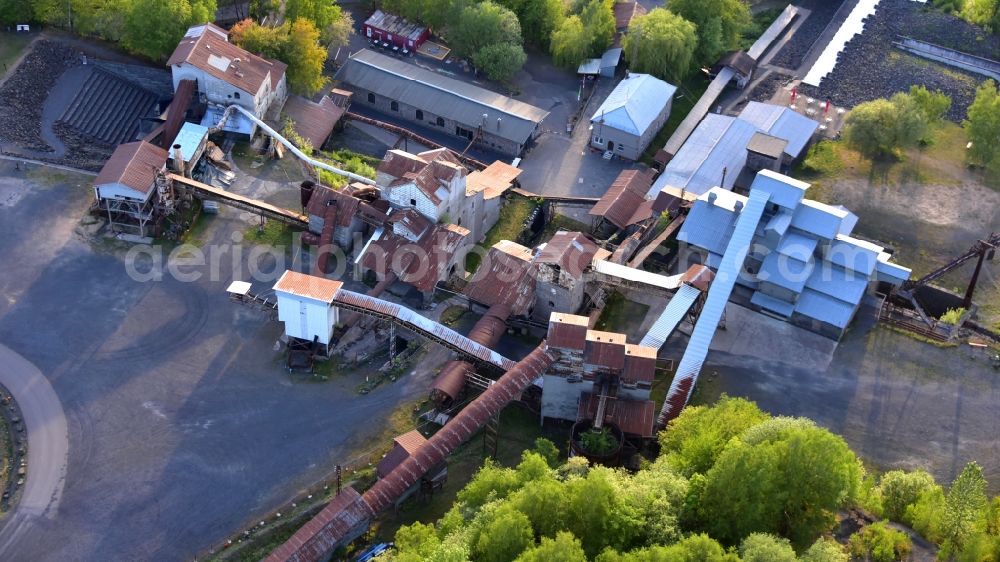 Aerial photograph Enspel - Tertiary and industrial adventure park Stoeffel in Enspel in the state Rhineland-Palatinate, Germany