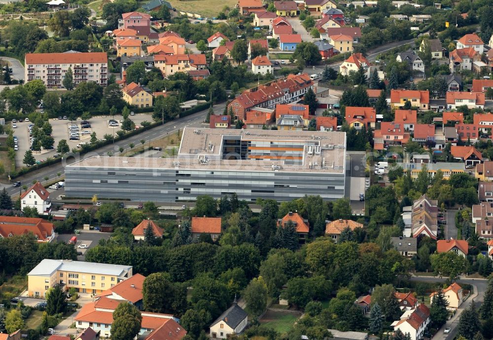 Aerial photograph Bad Langensalza - Thuringian State Agency for Food Safety and consumer protection in the road Tennstedter Strasse in Bad Langensalza in Thuringia