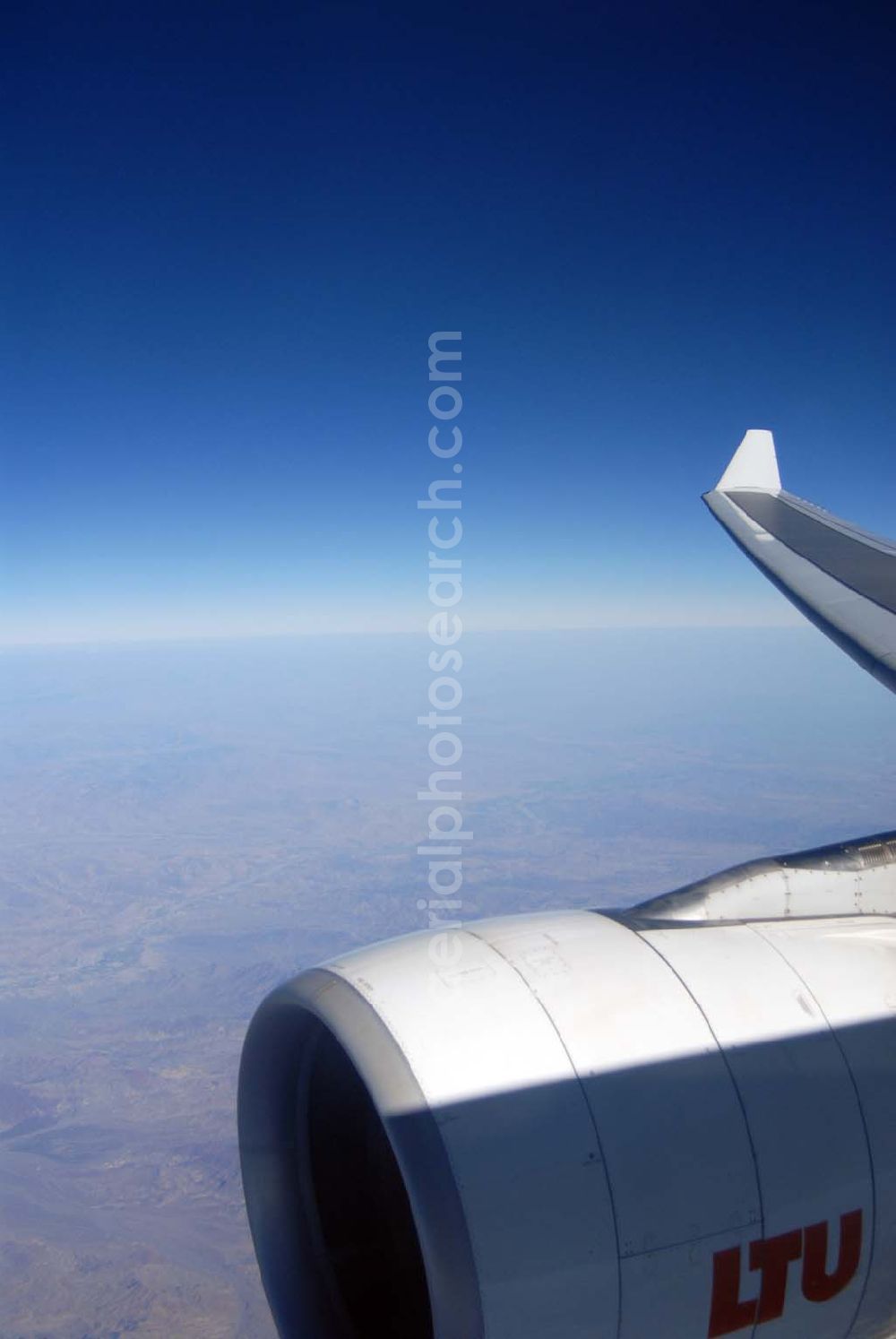 Dera Ghazi Khan / Pakistan from above - Grenze zu Afghanistan westlich der Tiefebene bei Dera Ghazi Khan in Pakistan.