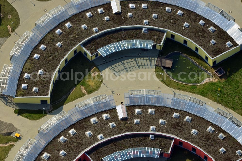 Aerial photograph Göttingen - Animal enclosures-construction of the German Primate Center in Goettingen in Lower Saxony