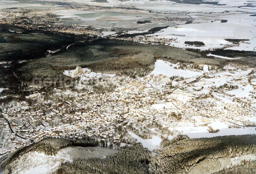 Friedrichroda / Thüringen from above - Totale von Friedrichroda / Thüringen.