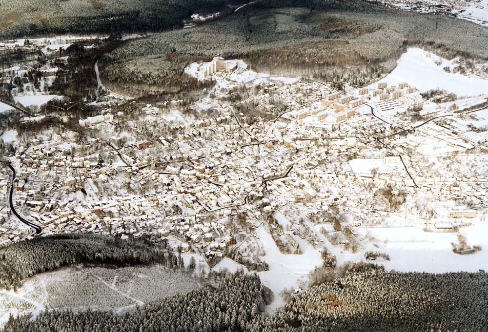 Aerial image Friedrichroda / Thüringen - Totale von Friedrichroda / Thüringen.