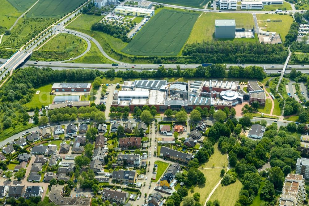 Aerial photograph Dortmund - Tourist attraction and sightseeing DASA Arbeitswelt Ausstellung on Friedrich-Henkel-Weg in the district Dorstfeld in Dortmund in the state North Rhine-Westphalia, Germany