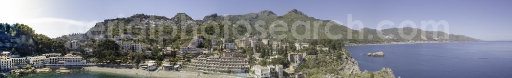 Mazzaro from above - Tourist attraction and sightseeing in Mazzaro in Sicilia, Italy