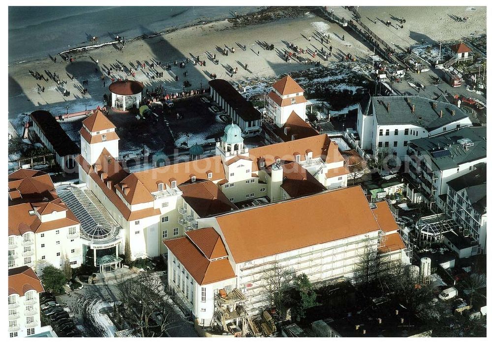 Aerial photograph Binz / Rügen - MV - TRAVEL CHARME HOTEL / ehem. Kurhaus auf Rügen.