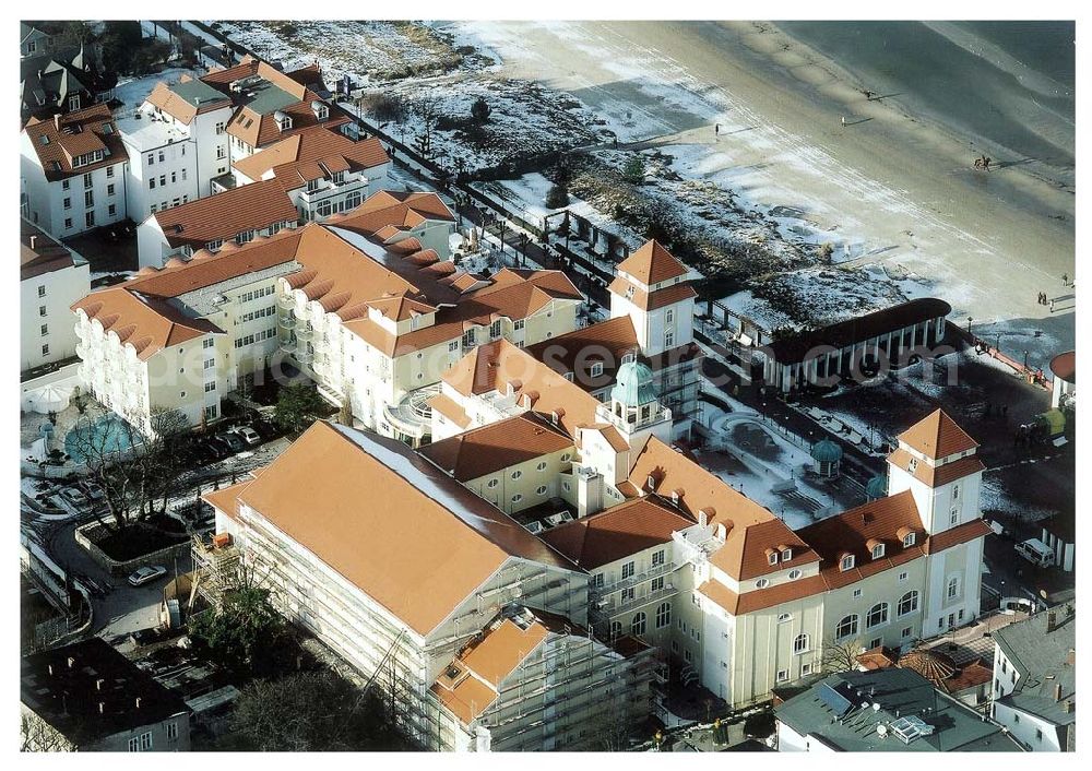 Binz / Rügen - MV from the bird's eye view: TRAVEL CHARME HOTEL / ehem. Kurhaus auf Rügen.