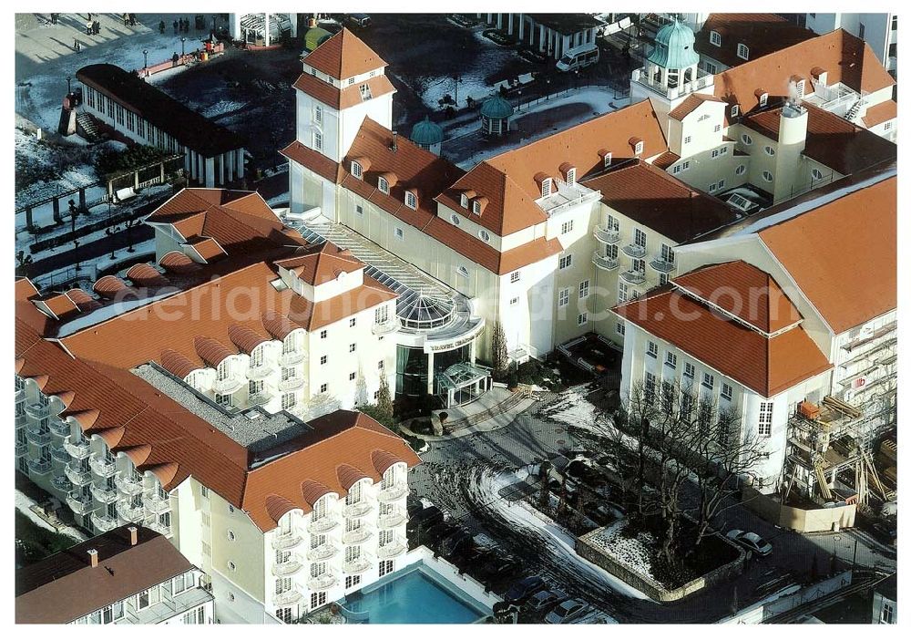 Aerial image Binz / Rügen - MV - TRAVEL CHARME HOTEL / ehem. Kurhaus auf Rügen.