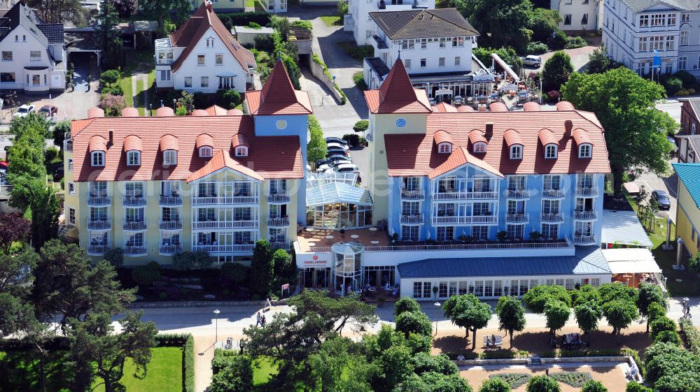 Aerial image Zinnowitz - Travel Charme Strandhotel Zinnowitz auf der Insel Usedom in Mecklenburg-Vorpommern. Travel Charme Beach Hotel Zinnowitz at the island Usedom in Mecklenburg-Western Pomerania.