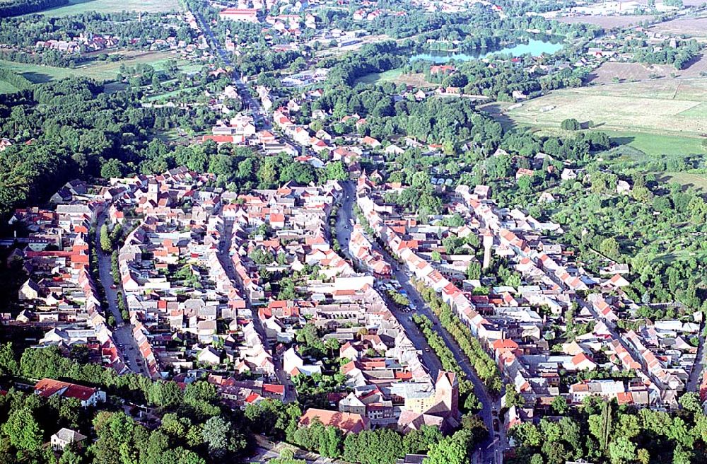 Aerial photograph Treuenbrietzen / Brandenburg - 