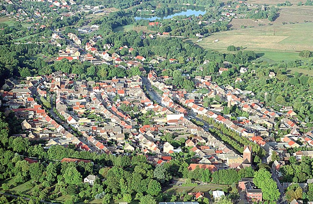 Treuenbrietzen / Brandenburg from above - 