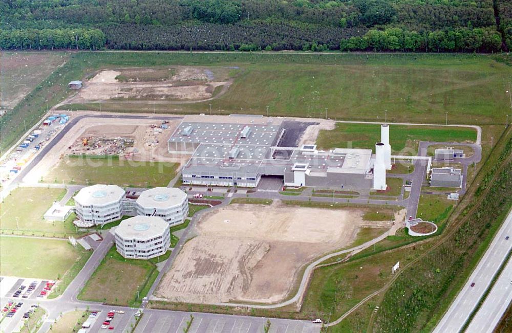 Aerial photograph Brandenburg Dahlewitz - 20.05.1995 Triebwerkbau Dahlewitz