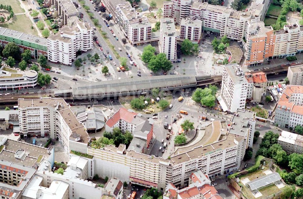 Aerial photograph Berlin / Kreuzberg - U-Bhf. Kottbusser Tor Kreuzberg