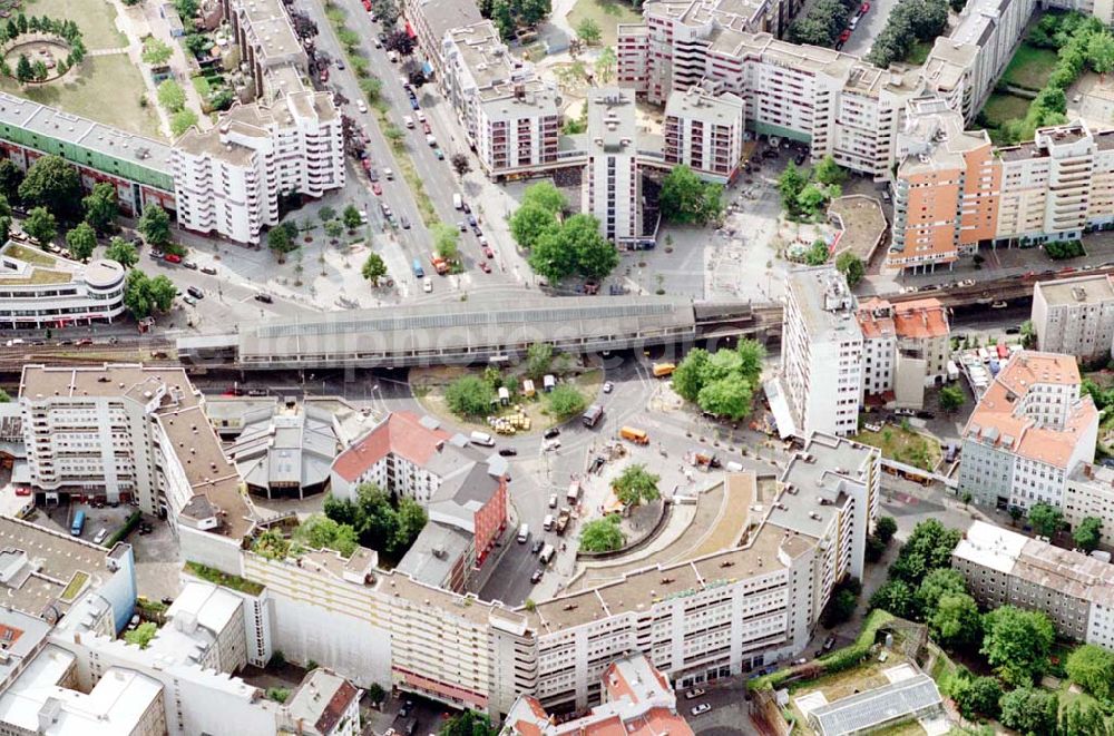 Berlin / Kreuzberg from above - U-Bhf. Kottbusser Tor Kreuzberg