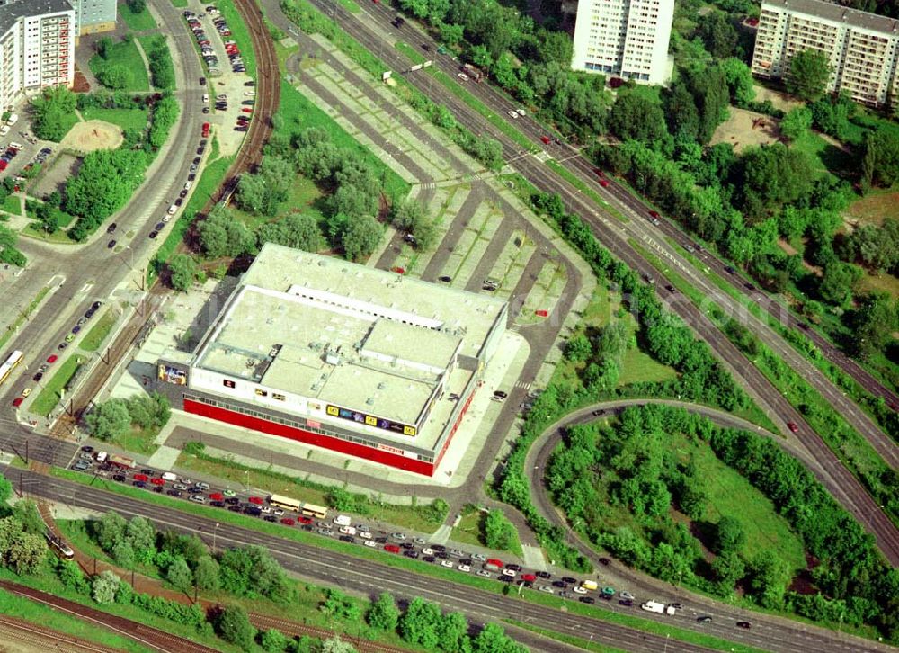 Aerial image Berlin - Marzahn - UCI - Kino an der Landsberger Allee in Berlin - Marzahn.