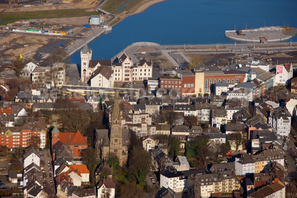 Dortmund OT Hörde from above - View of the development of the Phoenix - See in Dortmund in the state of North Rhine-Westphalia