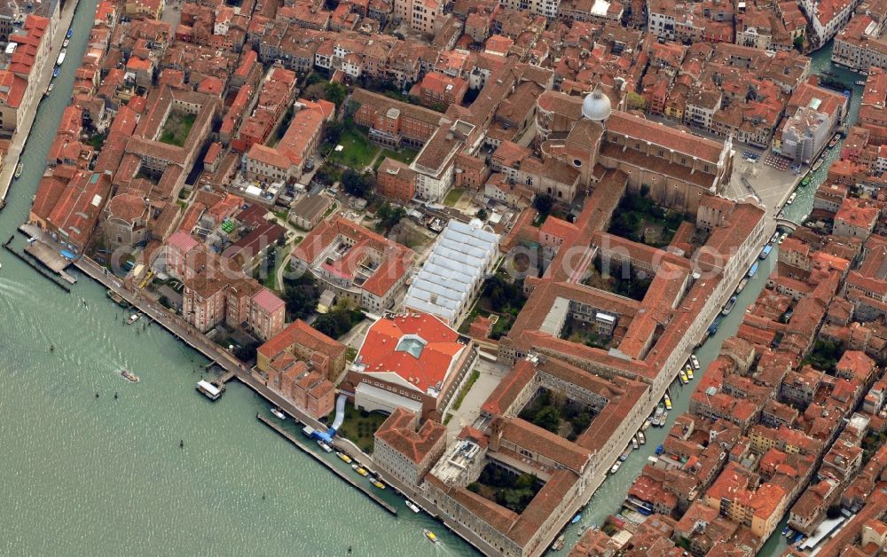 Aerial photograph Venedig - View of the shore of Venice in the homonymous province in Italy