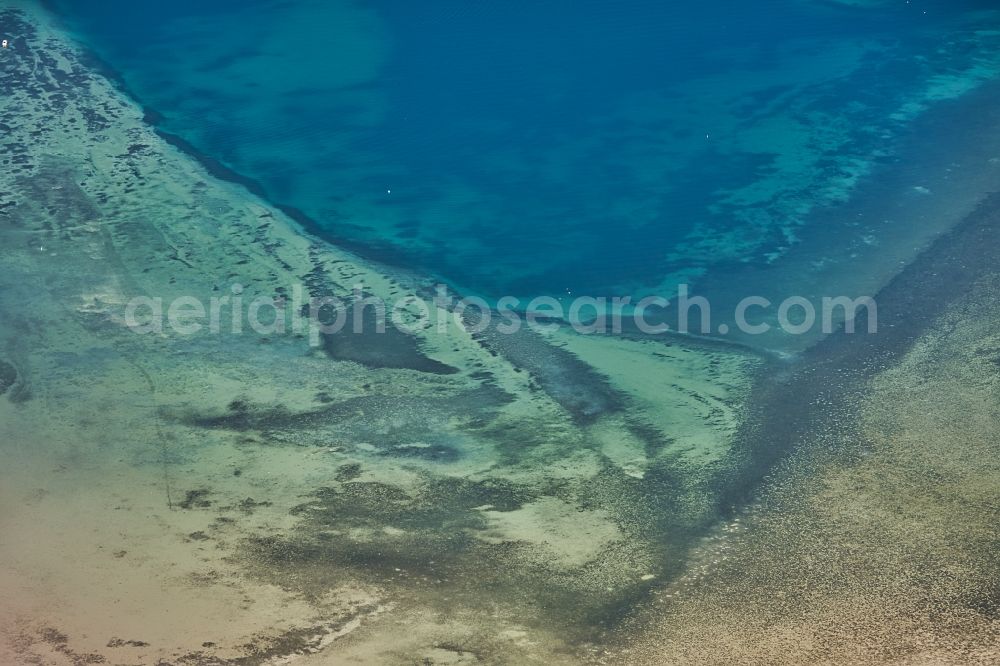 Aerial photograph Reichenau - Riparian areas on the lake area of Insel Reichenau on street Pirminstrasse in Reichenau in the state Baden-Wurttemberg, Germany