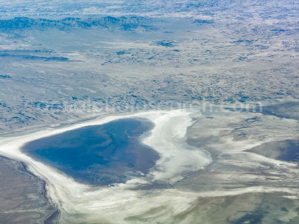 Garah from above - Riparian areas on the lake area of Ab-i Istada in Garah in Ghazni, Afghanistan