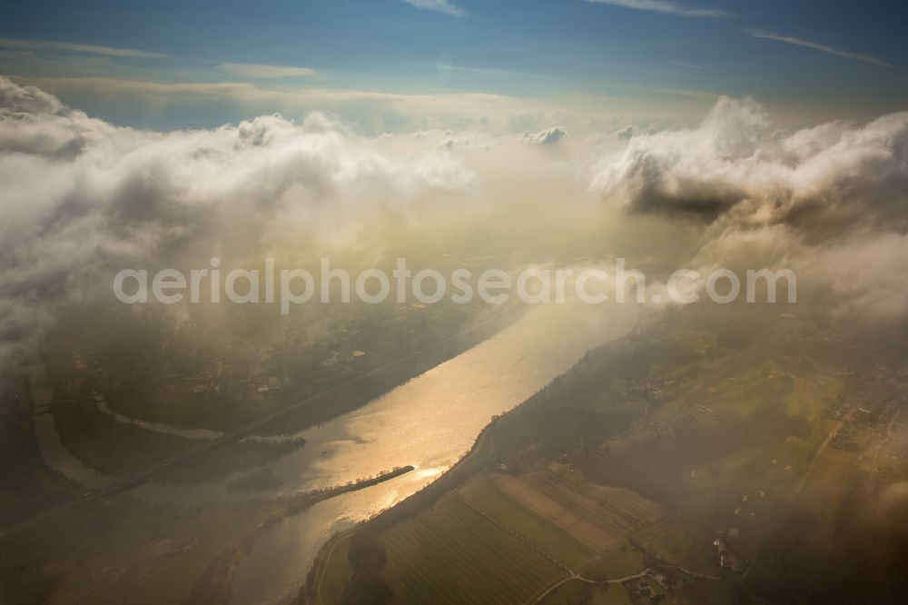 Aerial photograph Herbede - Riparian areas on the lake area of Kemnader See in Herbede at Ruhrgebiet in the state North Rhine-Westphalia, Germany