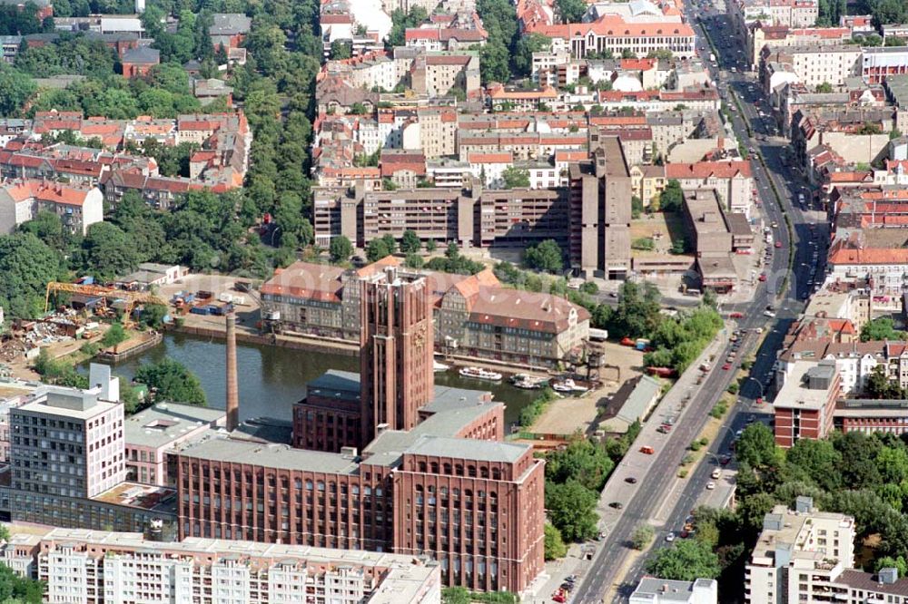 Aerial photograph Berlin Tempelhof - 05.08.1995 Ullsteinhaus