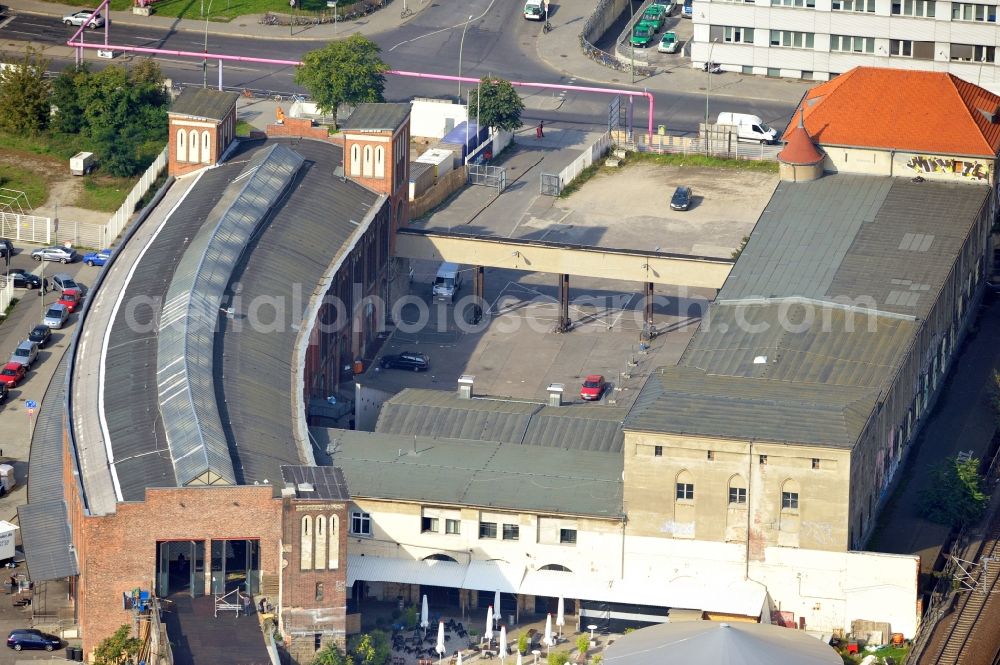 Berlin from the bird's eye view: Remodeling of the building complex Postbahnhof in Berlin - Friedrichshain