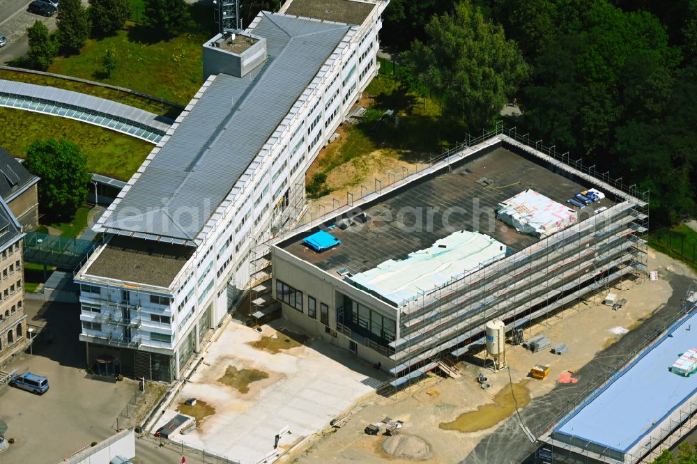 Aerial photograph Hannover - Reconstruction and revitalization on the extension construction site of the hotel complex of the skyscraper on street Friedrichswall in Hannover in the state Lower Saxony, Germany