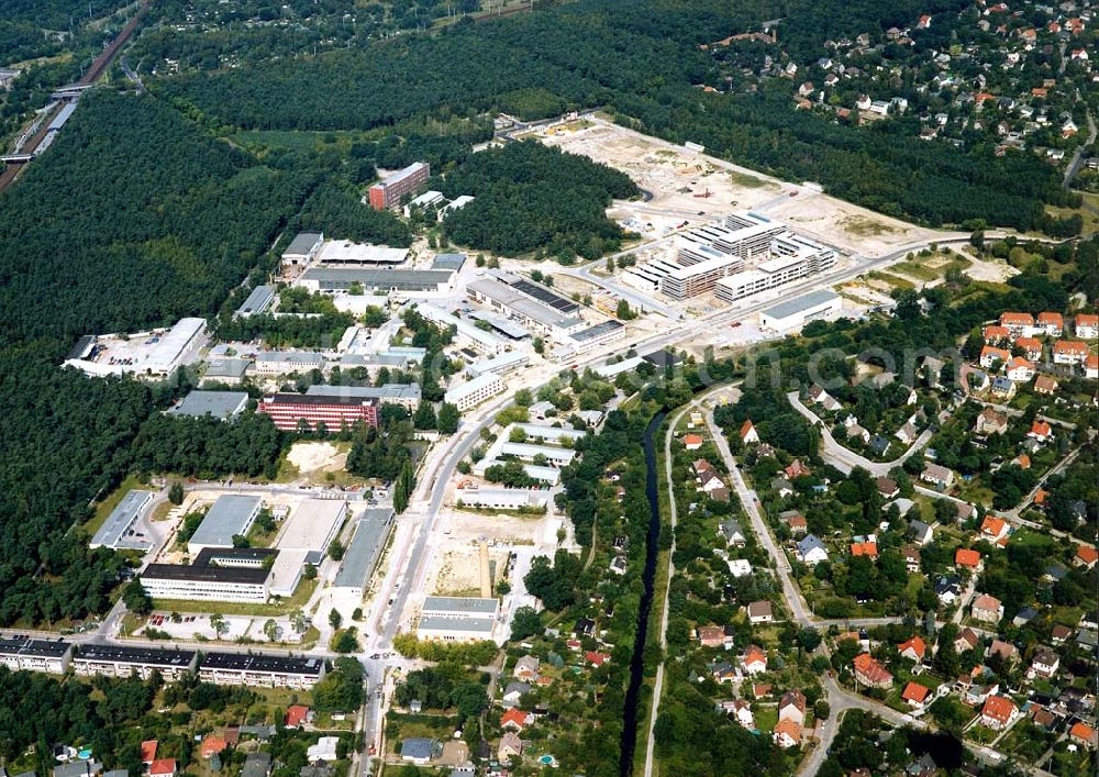 Aerial image Berlin-Köpenick - Umbau des Innovationspark Wuhlheide in Berlin-Köpenick.